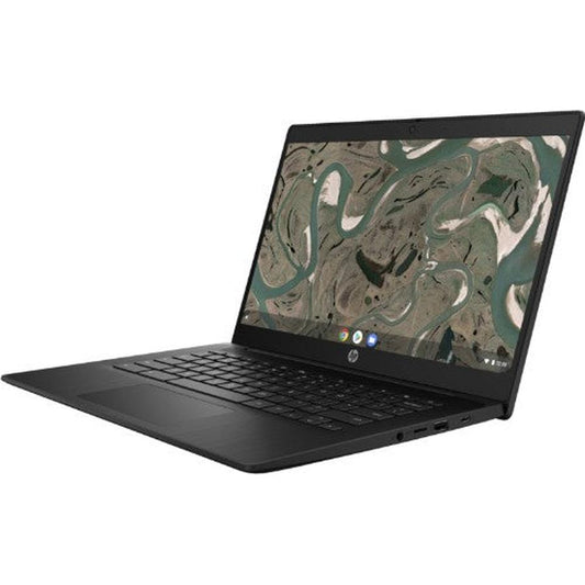 HP Chromebook 14 G7 Intel® Celeron® N5100 35.6 cm (14") Full HD 4 GB LPDDR4x-SDRAM 32 GB eMMC Wi-Fi 6 (802.11ax) ChromeOS Black - GKN Direct