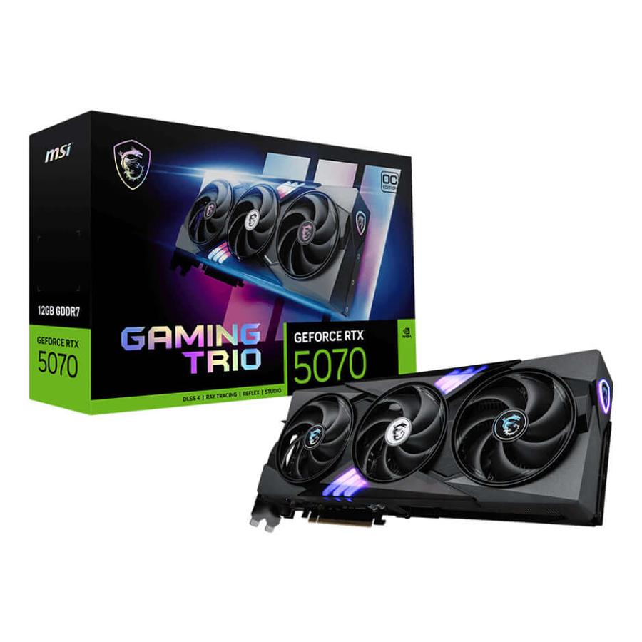 MSI GAMING GeForce RTX 5070 12G TRIO OC 12 GB GDDR7
