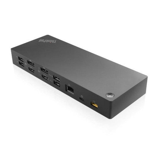 Lenovo 40AF0135UK laptop dock/port replicator Wired USB 3.2 Type-C Black - GKN Direct