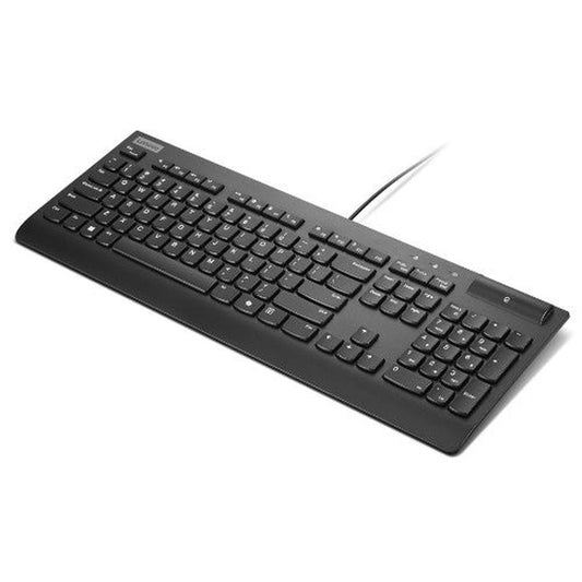 Lenovo Smartcard Wired II keyboard Home/Office USB UK English Black - GKN Direct