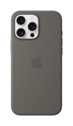 Apple iPhone 16 Pro Max Silicone Case with MagSafe - Stone Gray