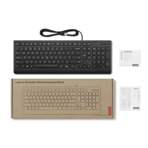 Lenovo 4Y41R64671 keyboard Home/Office USB UK English Black