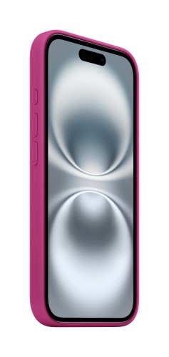 Apple iPhone 16 Silicone Case with MagSafe - Fuchsia