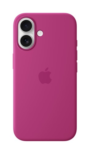 Apple iPhone 16 Silicone Case with MagSafe - Fuchsia