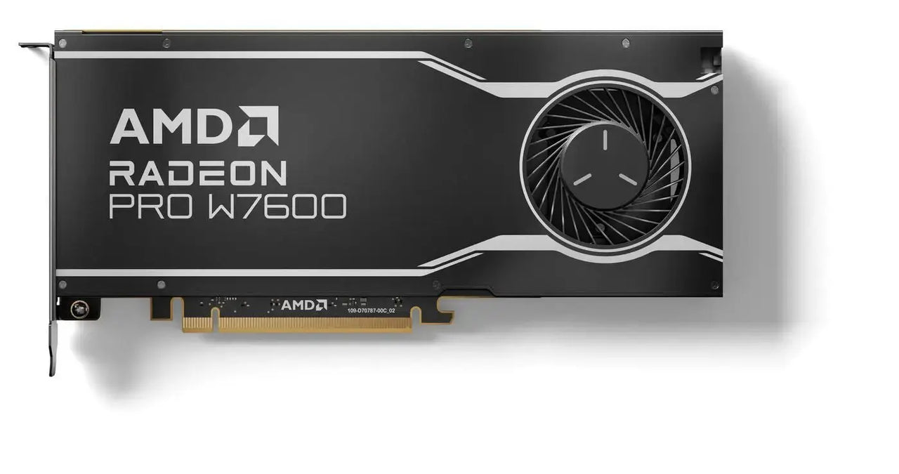 AMD Radeon Pro W7600 - Graphics card - Radeon Pro W7600 - 8 GB GDDR6 - PCIe 4.0 x8 - 4 x DisplayPort AMD VGA