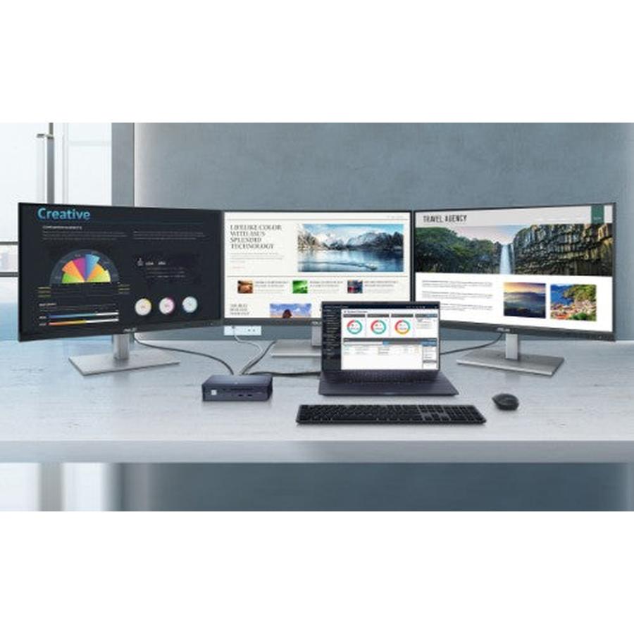 ASUS Simpro Dock 2 Wired Thunderbolt 3 Black, Blue - GKN Direct