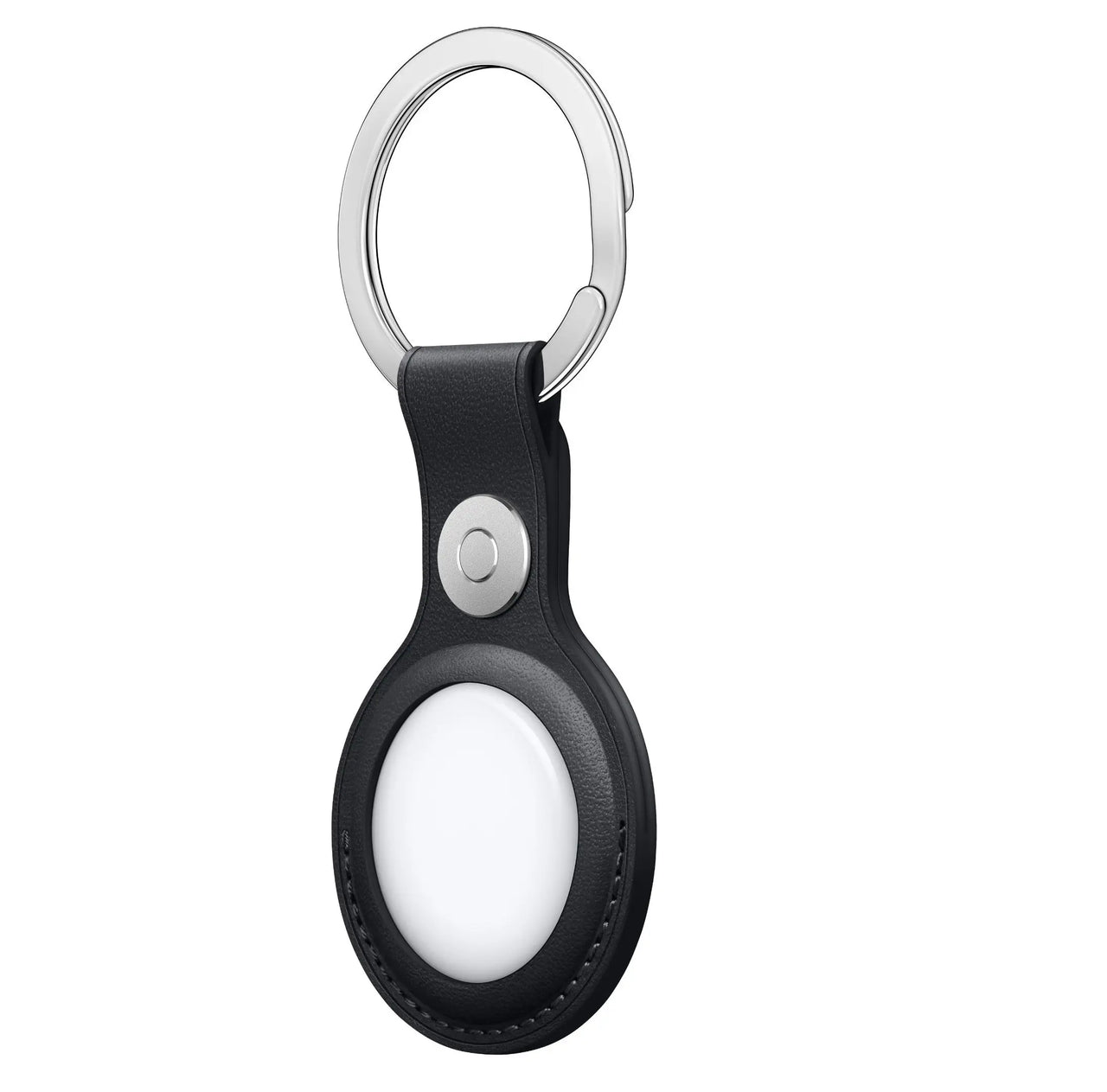 Apple AirTag Leather Key Ring - Midnight Apple