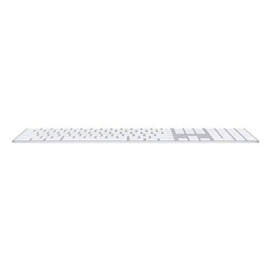 Apple Magic w/ Numeric Keypad keyboard Universal Bluetooth AZERTY French Silver, White - GKN Direct