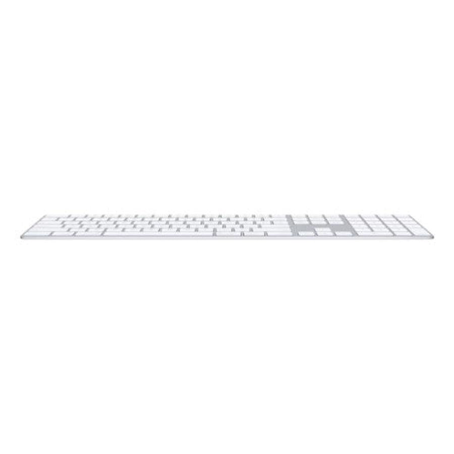 Apple Magic w/ Numeric Keypad keyboard Universal Bluetooth QWERTY UK English Silver, White - GKN Direct
