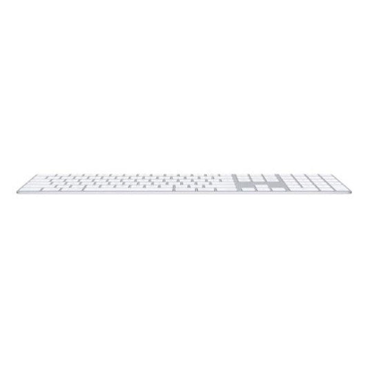 Apple Magic w/ Numeric Keypad keyboard Universal Bluetooth QWERTY UK English Silver, White - GKN Direct