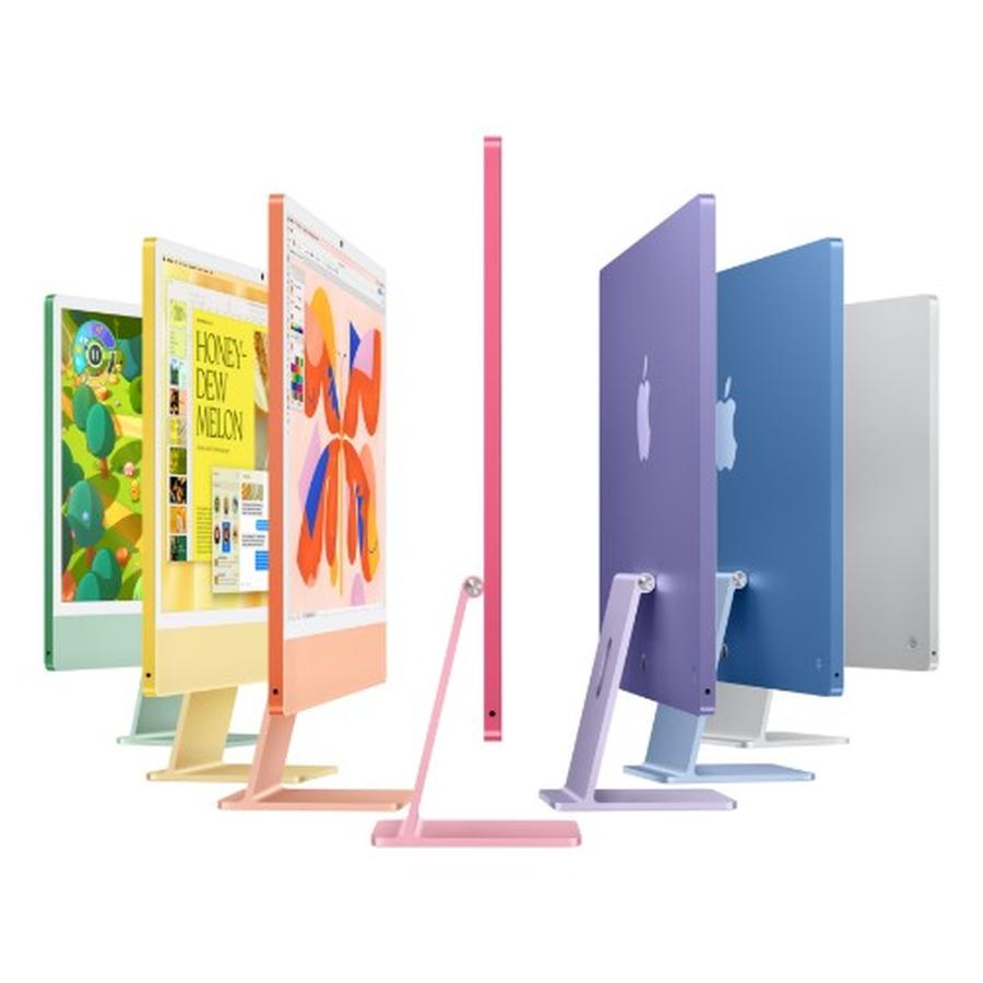 Apple iMac Apple M M4 (23.5") 16 GB RAM256 GB SSD Sequoia Wi-Fi 6E (802.11ax) Silver - GKN Direct