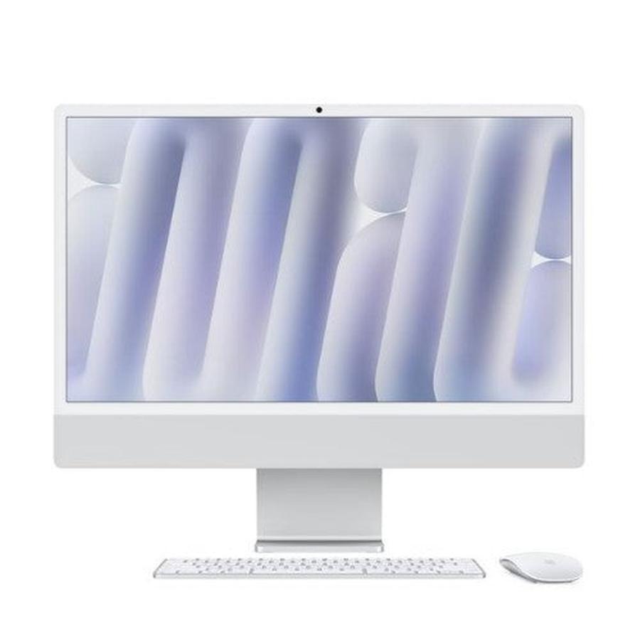 Apple iMac Apple M M4 (23.5") 16 GB RAM256 GB SSD Sequoia Wi-Fi 6E (802.11ax) Silver - GKN Direct