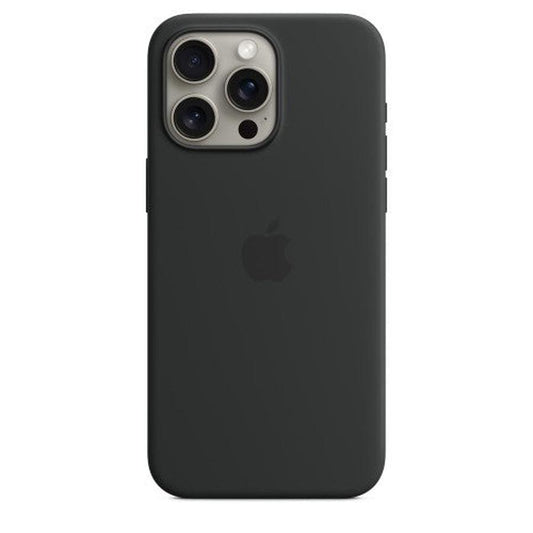 Apple iPhone 15 Pro Max Silicone Case with MagSafe - Black - GKN Direct
