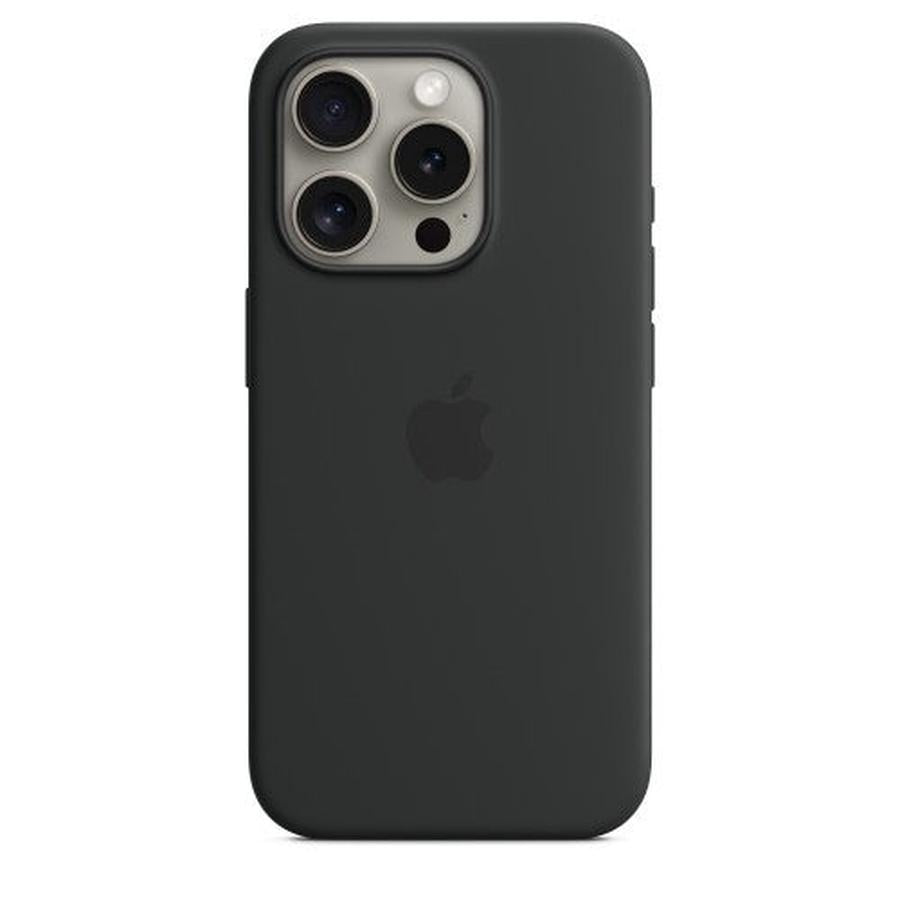Apple iPhone 15 Pro Silicone Case with MagSafe - Black - GKN Direct