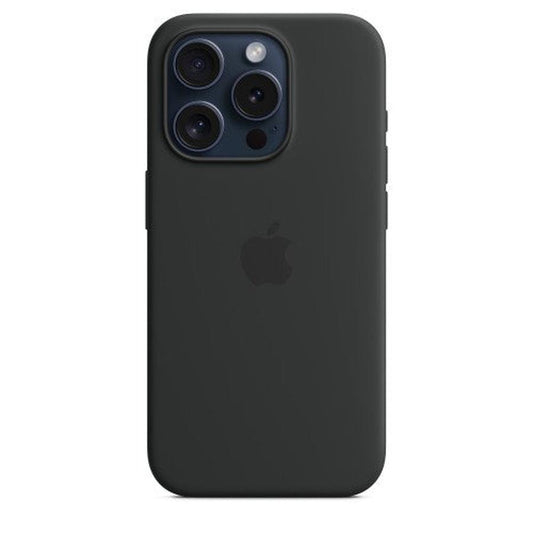 Apple iPhone 15 Pro Silicone Case with MagSafe - Black - GKN Direct