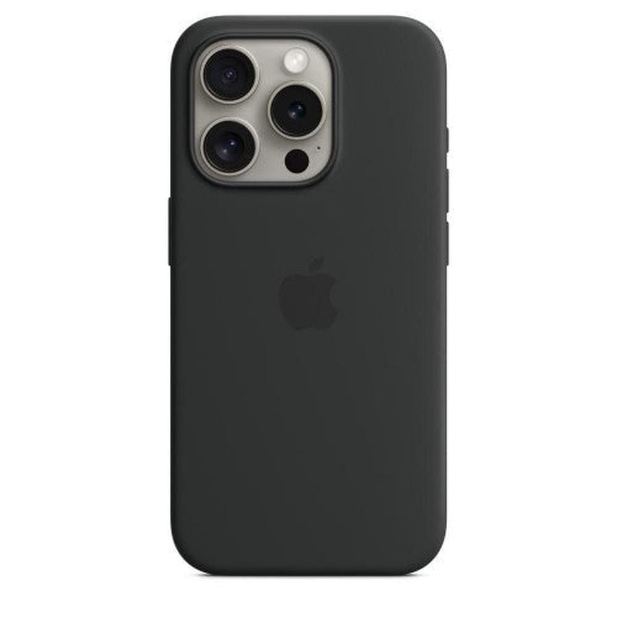 Apple iPhone 15 Pro Silicone Case with MagSafe - Black - GKN Direct