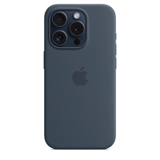 Apple iPhone 15 Pro Silicone Case with MagSafe - Storm Blue - GKN Direct