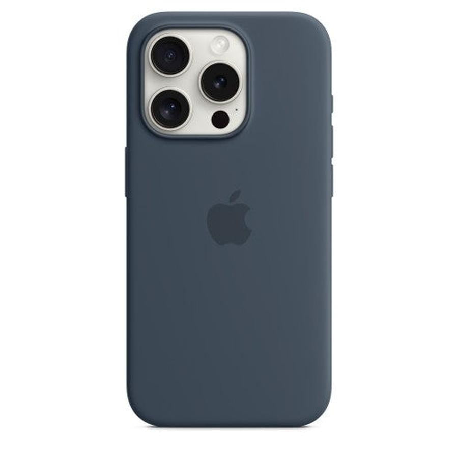Apple iPhone 15 Pro Silicone Case with MagSafe - Storm Blue - GKN Direct