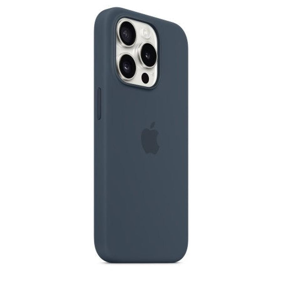 Apple iPhone 15 Pro Silicone Case with MagSafe - Storm Blue - GKN Direct