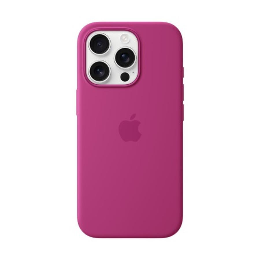 Apple iPhone 16 Pro Silicone Case with MagSafe - Fuchsia - GKN Direct
