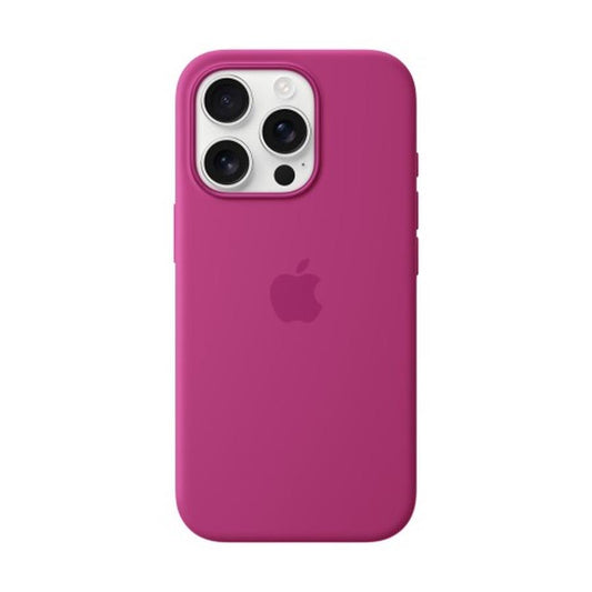 Apple iPhone 16 Pro Silicone Case with MagSafe - Fuchsia - GKN Direct