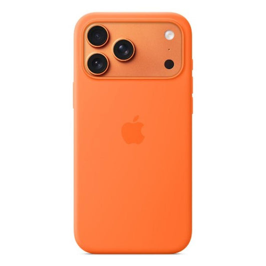 Apple iPhone 17 Pro Max Silicone Case with MagSafe – Orange - GKN Direct