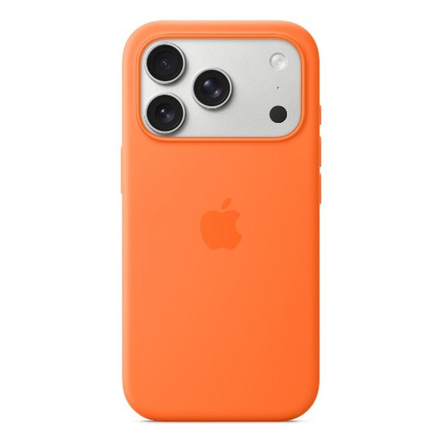 Apple iPhone 17 Pro Silicone Case with MagSafe – Orange - GKN Direct