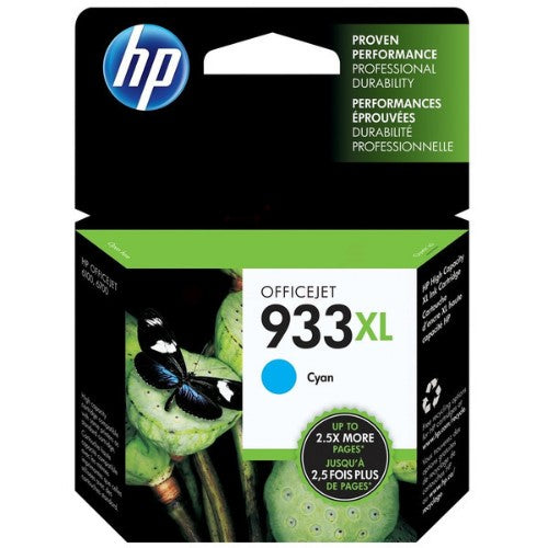 HP CN054AE/933XL Ink cartridge cyan high-capacity, 825 pages ISO/IEC 24711 8,5ml for HP OfficeJet 6100/7510/7610