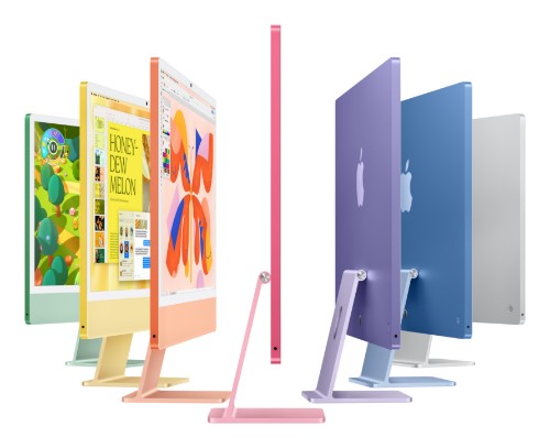 Apple iMac 24-inch with Retina 4.5K display: M4 chip with 10‑core CPU and 10‑core GPU, 16GB, 512GB SSD - Pink