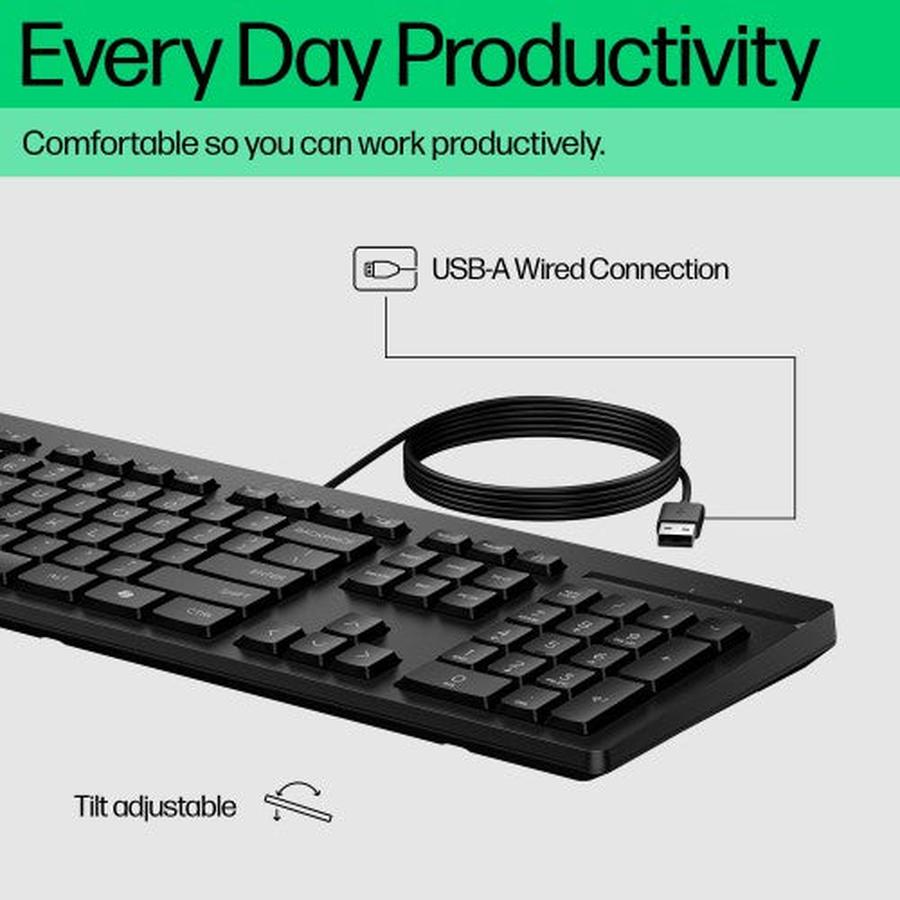 HP 125 Wired Keyboard - GKN Direct