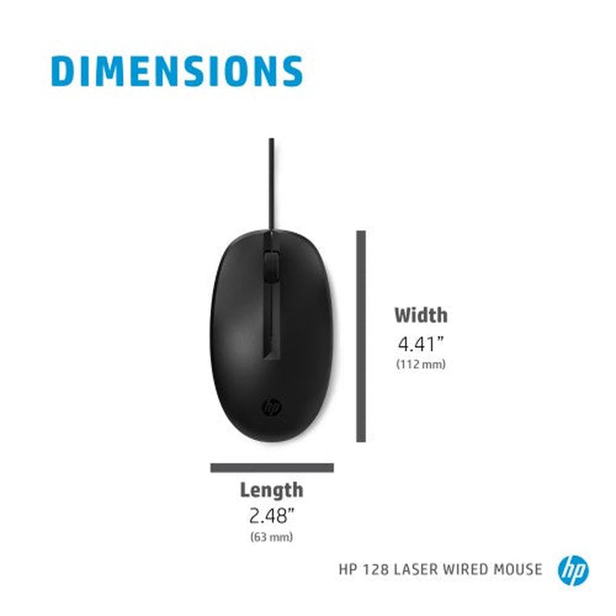 HP 128 Laser Wired Mouse - GKN Direct