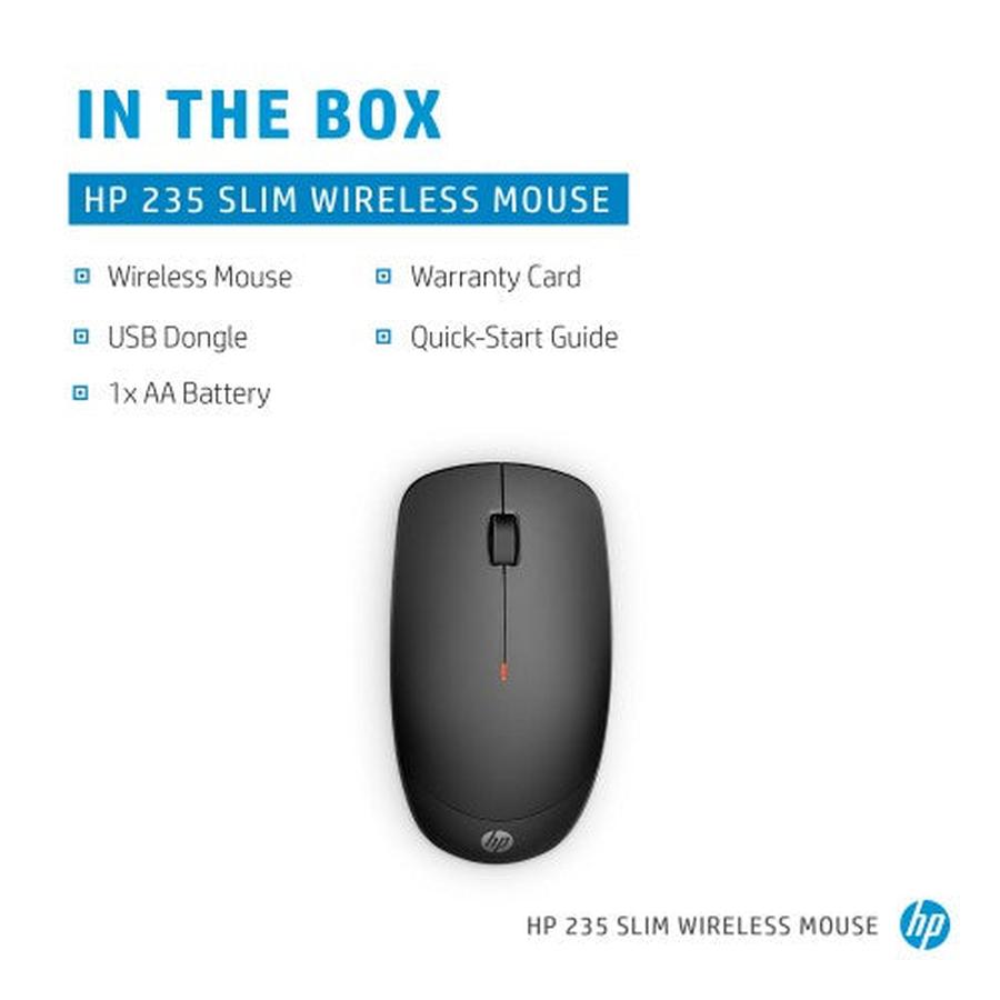 HP 235 Slim Wireless Mouse - GKN Direct