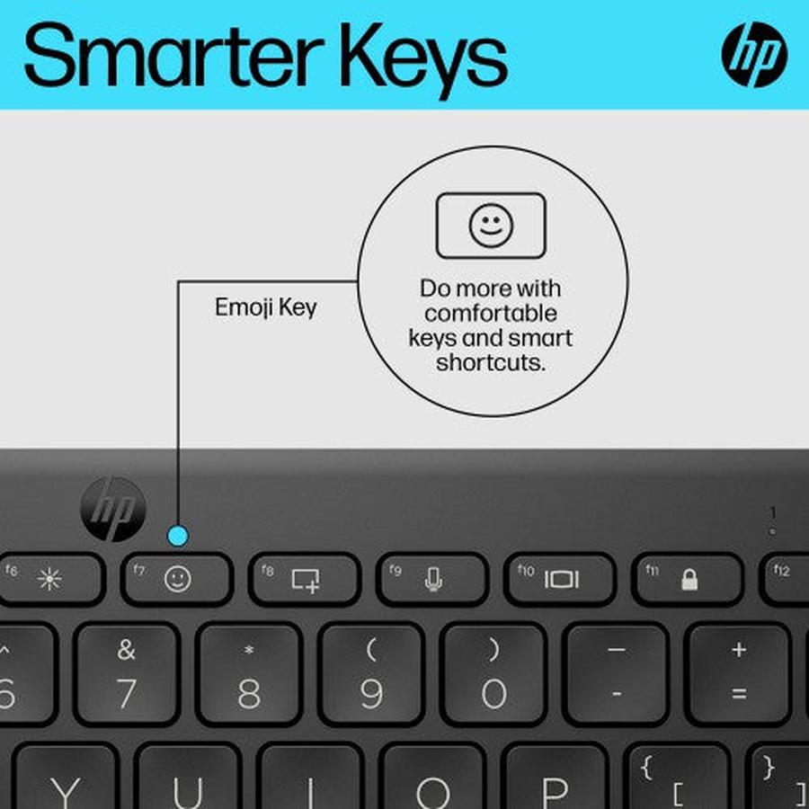 HP 355 Compact Multi-Device Bluetooth Keyboard - GKN Direct