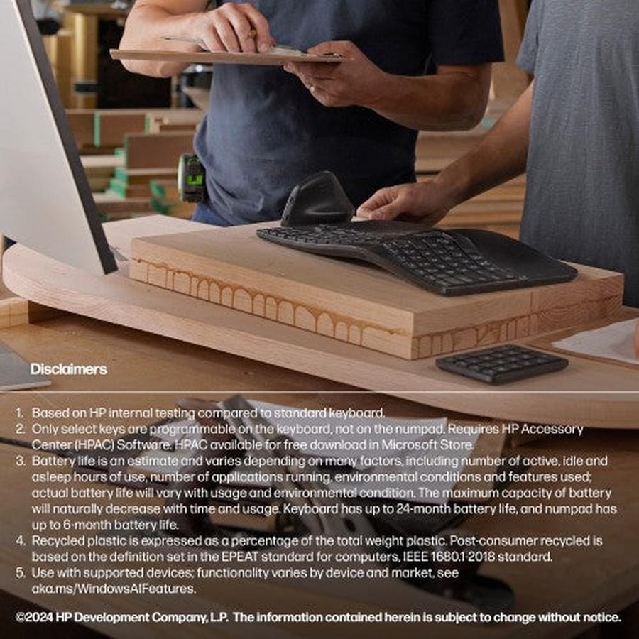 HP 965 Ergonomic Wireless Keyboard - GKN Direct