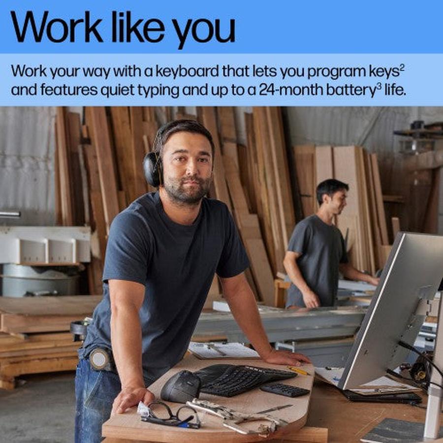 HP 965 Ergonomic Wireless Keyboard - GKN Direct