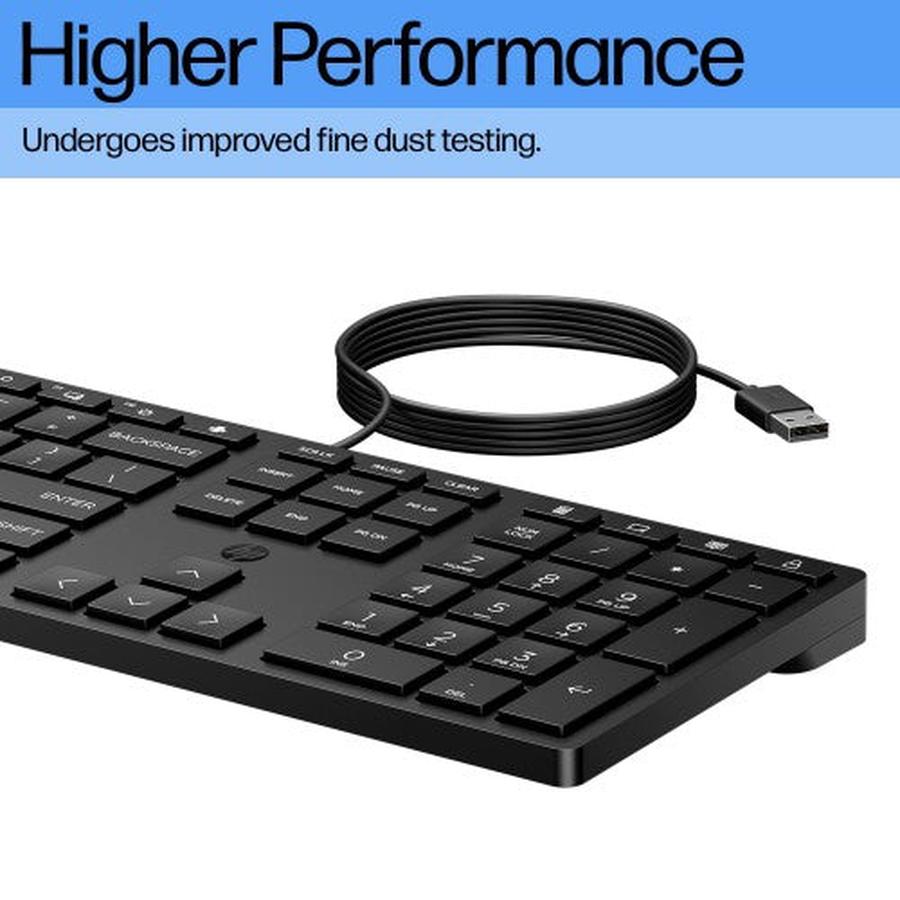 HP Wired Desktop 320K Keyboard - GKN Direct