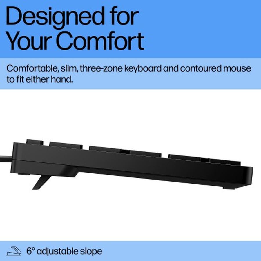 HP Wired Desktop 320MK Mouse and Keyboard - GKN Direct