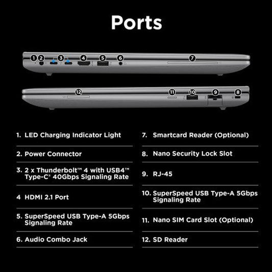 HP ZBook Power G11 Intel Core Ultra 7 155H Mobile workstation 40.6 cm (16") WUXGA 32 GB DDR5-SDRAM 1 TB SSD NVIDIA RTX 1000 Ada Wi-Fi 6E (802.11ax) Windows 11 Pro AI Workstation, AI PC Silver - GKN Direct
