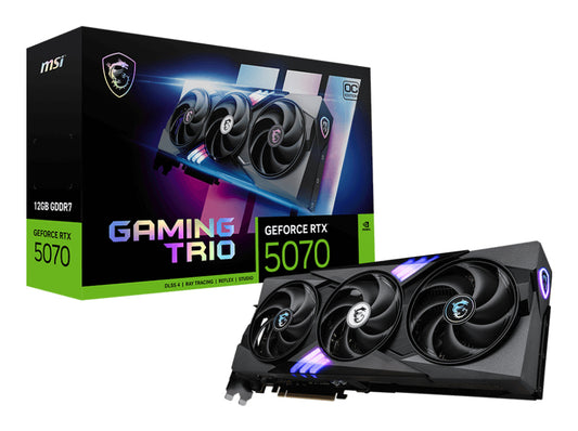 MSI GAMING GeForce RTX 5070 12G TRIO OC 12 GB GDDR7