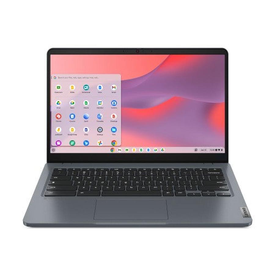 Lenovo 14e Chromebook Gen 3 Intel® N N200 35.6 cm (14") Full HD 8 GB LPDDR5-SDRAM 128 GB eMMC Wi-Fi 6E (802.11ax) ChromeOS UK English Grey - GKN Direct