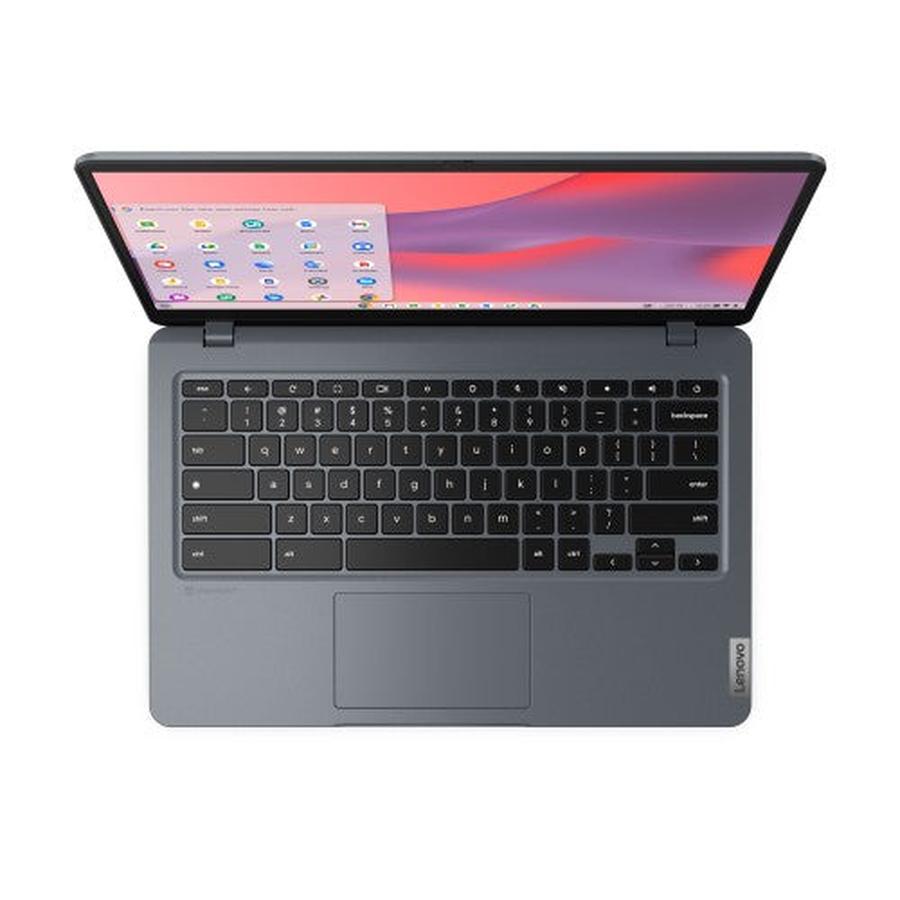 Lenovo 14e Chromebook Gen 3 Intel® N N200 35.6 cm (14") Full HD 8 GB LPDDR5-SDRAM 128 GB eMMC Wi-Fi 6E (802.11ax) ChromeOS UK English Grey - GKN Direct