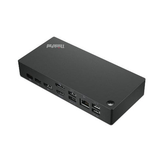Lenovo 40AY0090IT laptop dock/port replicator Wired USB 3.2 Gen 1 (3.1 Gen 1) Type-C Black - GKN Direct
