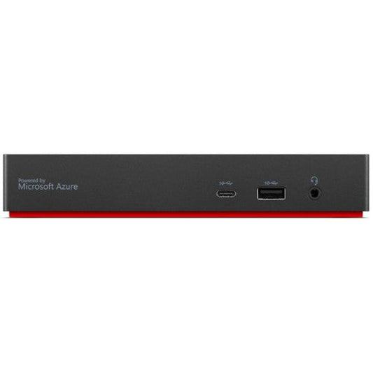 Lenovo 40B20135UK laptop dock/port replicator Wired USB 3.2 Gen 1 (3.1 Gen 1) Type-A + Type-C Black - GKN Direct