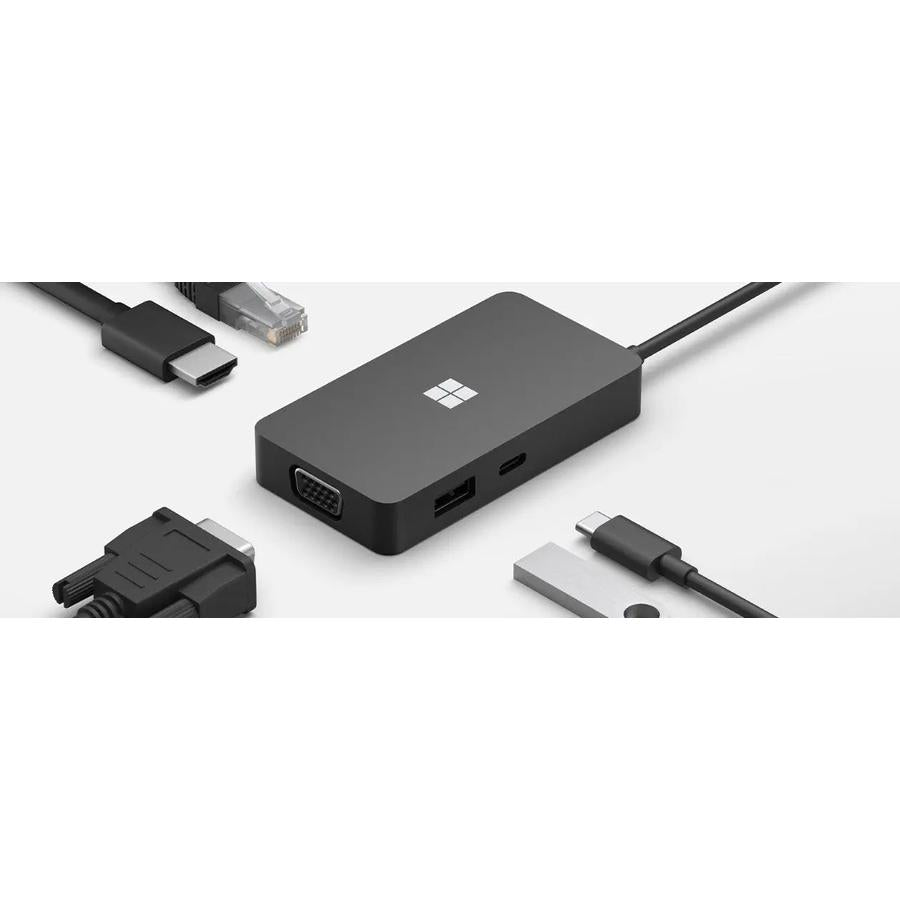 Microsoft USB-C Travel Hub - docking station - USB-C - VGA, HDMI - GigE - GKN Direct