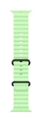 Apple Black Titanium Finish Band Green Fluoroelastomer, Titanium