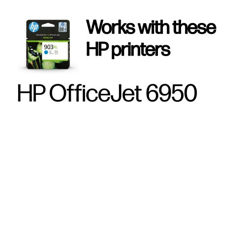 HP T6M03AE/903XL Ink cartridge cyan high-capacity, 750 pages 8.5ml for HP OfficeJet Pro 6860/6950
