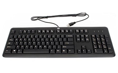 HP 672647-DH3 keyboard Universal USB Nordic Black