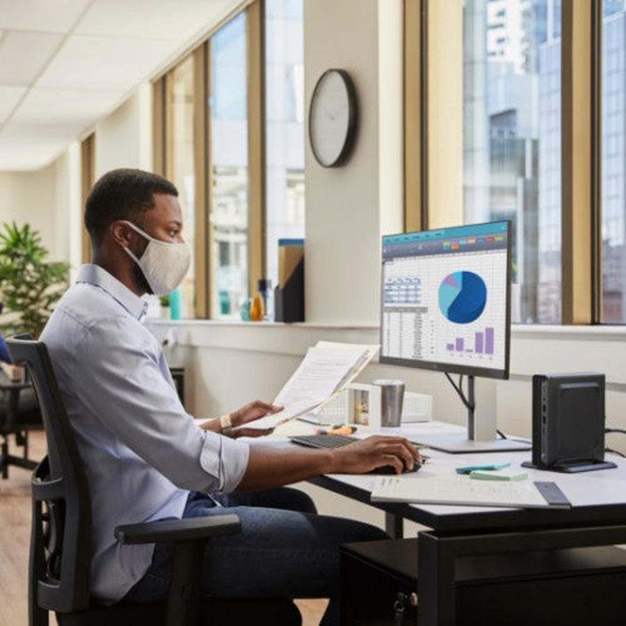 HP Pro Mini 400 G9 Intel® Core™ i5 i5-14500T 8 GB DDR5-SDRAM 256 GB SSD Windows 11 Pro Mini PC Black