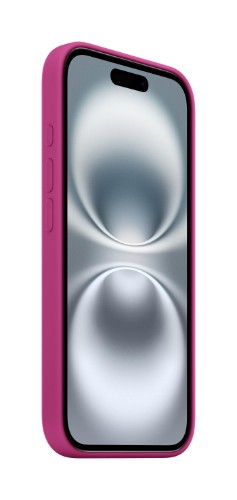Apple iPhone 16 Silicone Case with MagSafe - Fuchsia