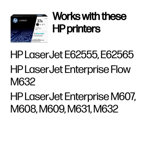 HP CF237A/37A Toner cartridge, 11K pages ISO/IEC 19752 for HP E 60055/LaserJet M 607/LaserJet M 608/LaserJet M 631